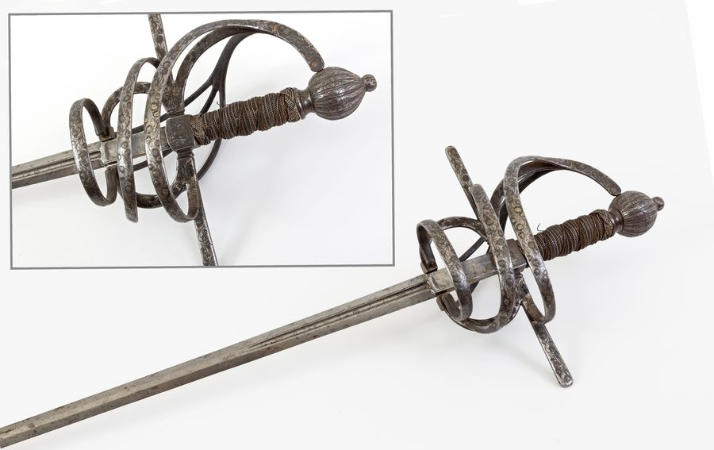 Schatting oude wapens en historische memorabilia