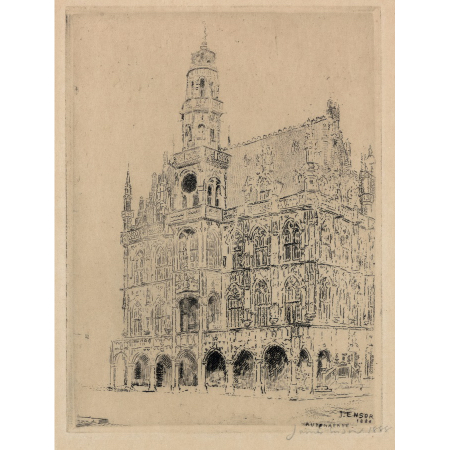 Schatting papierwerk (druk, gravure, ets, lithografie, zeefdruk, …)